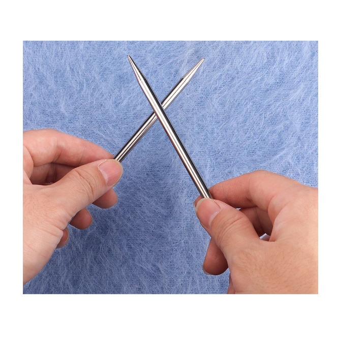 DOUBLE POINTED NEEDLE SET – 8” LONG - BAMBOO - 55 PIECES — GuChet.com